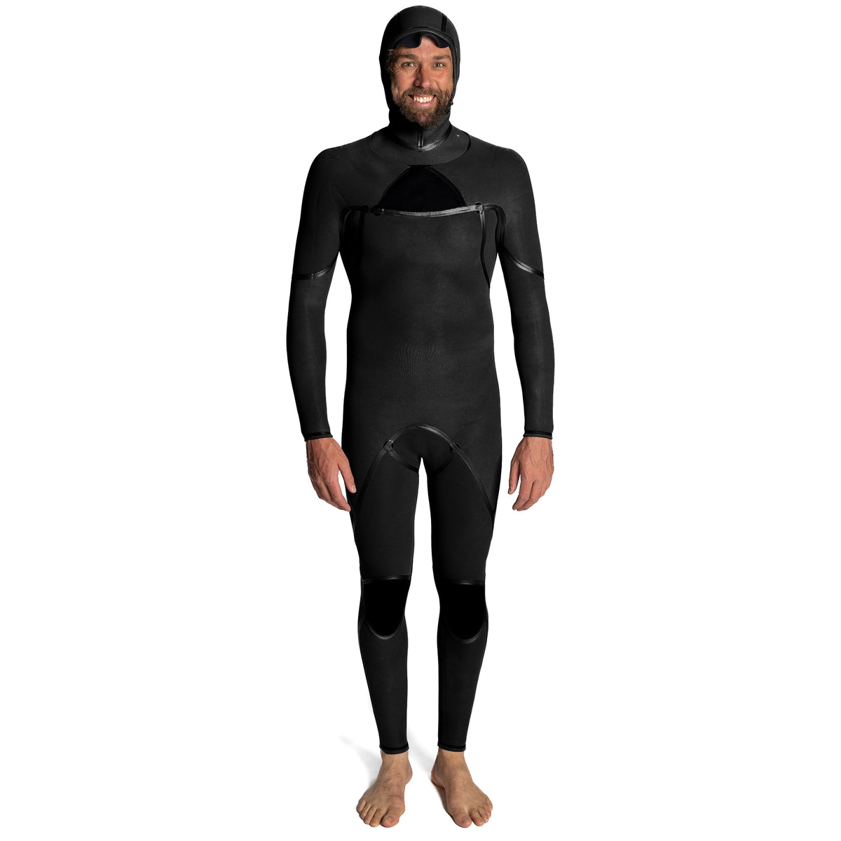 Men&#39;s- Custom Hevea Hooded Fullsuit
